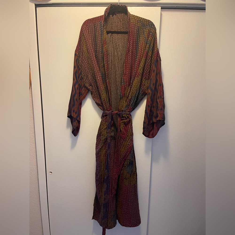 Kantha Bae Majestic Overdyed Women's Kimono